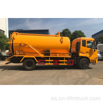 Camión de succión de aguas residuales al vacío con chasis Dongfeng